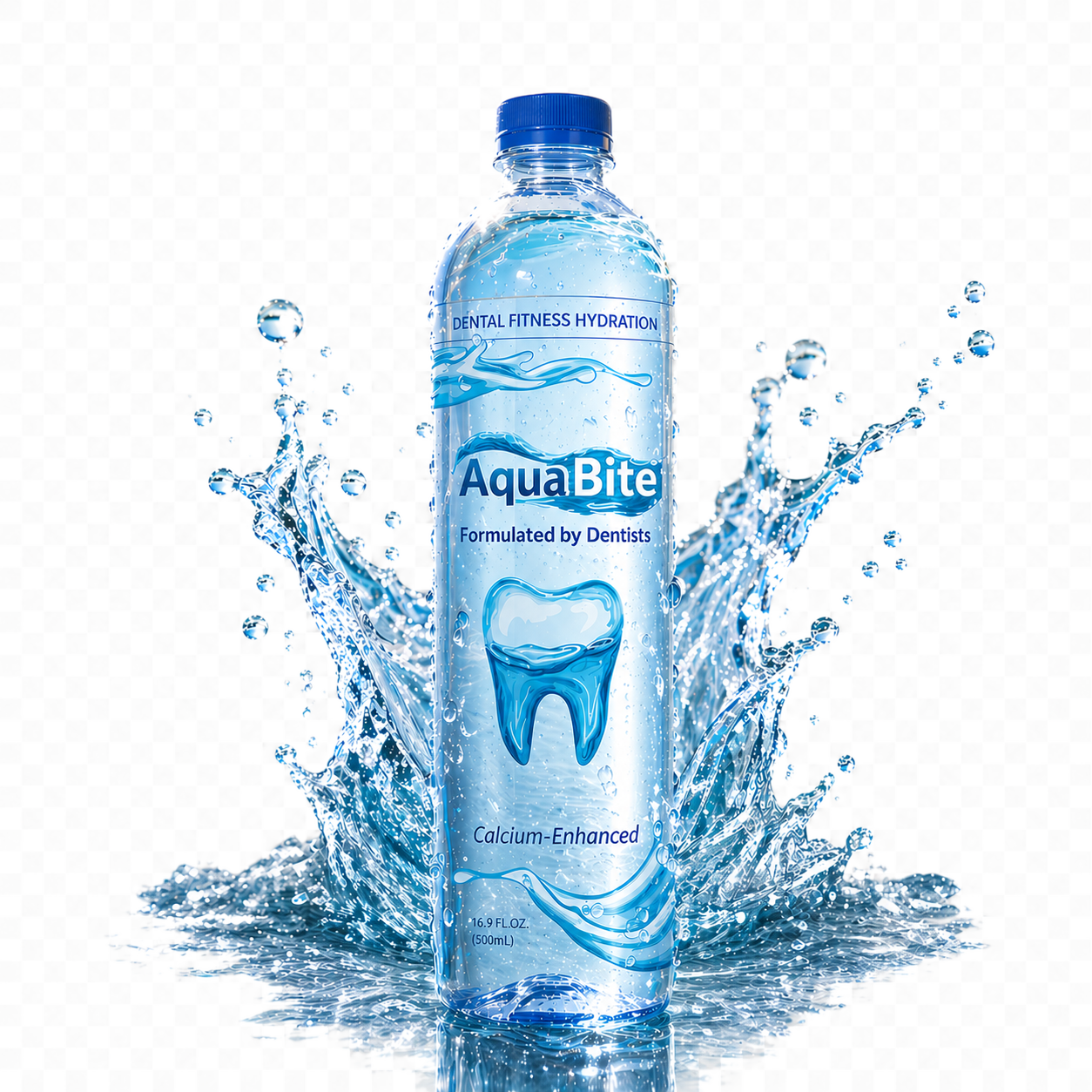 AquaBite Premier&trade; Bottle &mdash; Calcium + Fluoride Dental Fitness Hydration, 16.9 FL OZ